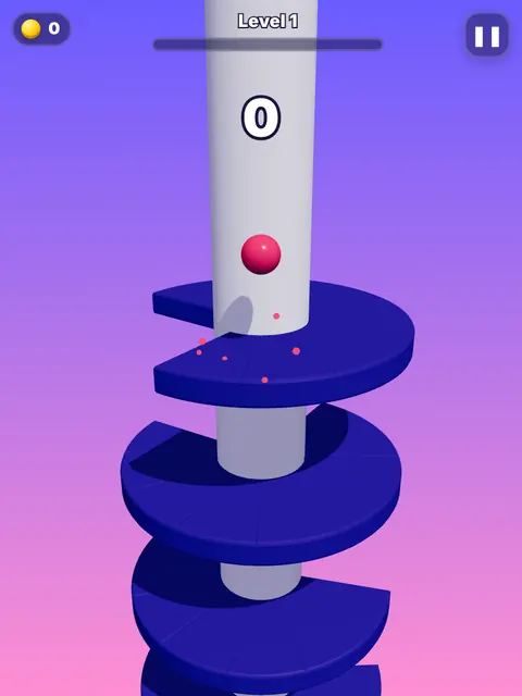 Helix Drop 3D gameplay