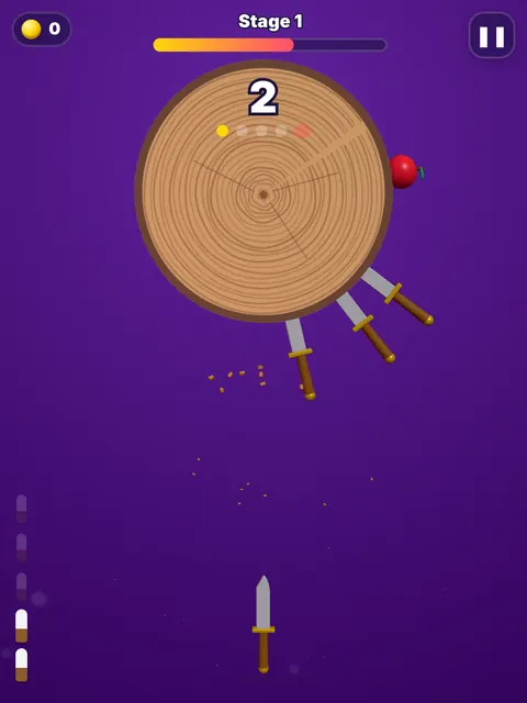 Knife Hit 3D gameplay