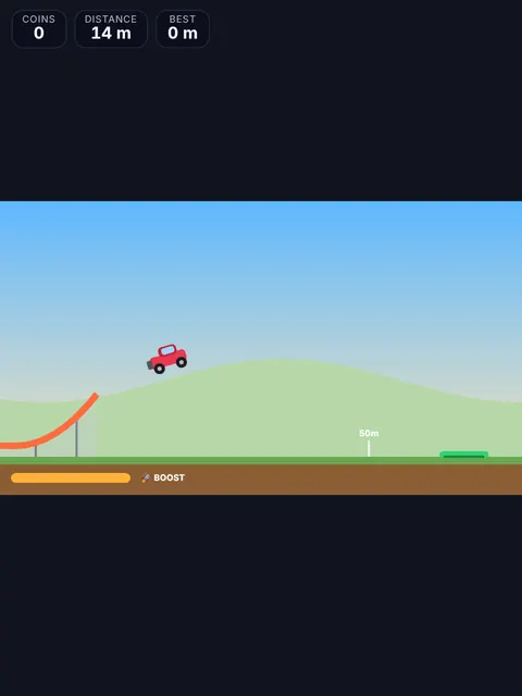 Mega Ramp Crash gameplay